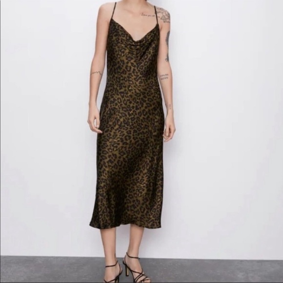 Zara Dresses Zara Cheetah Print Dress Poshmark
